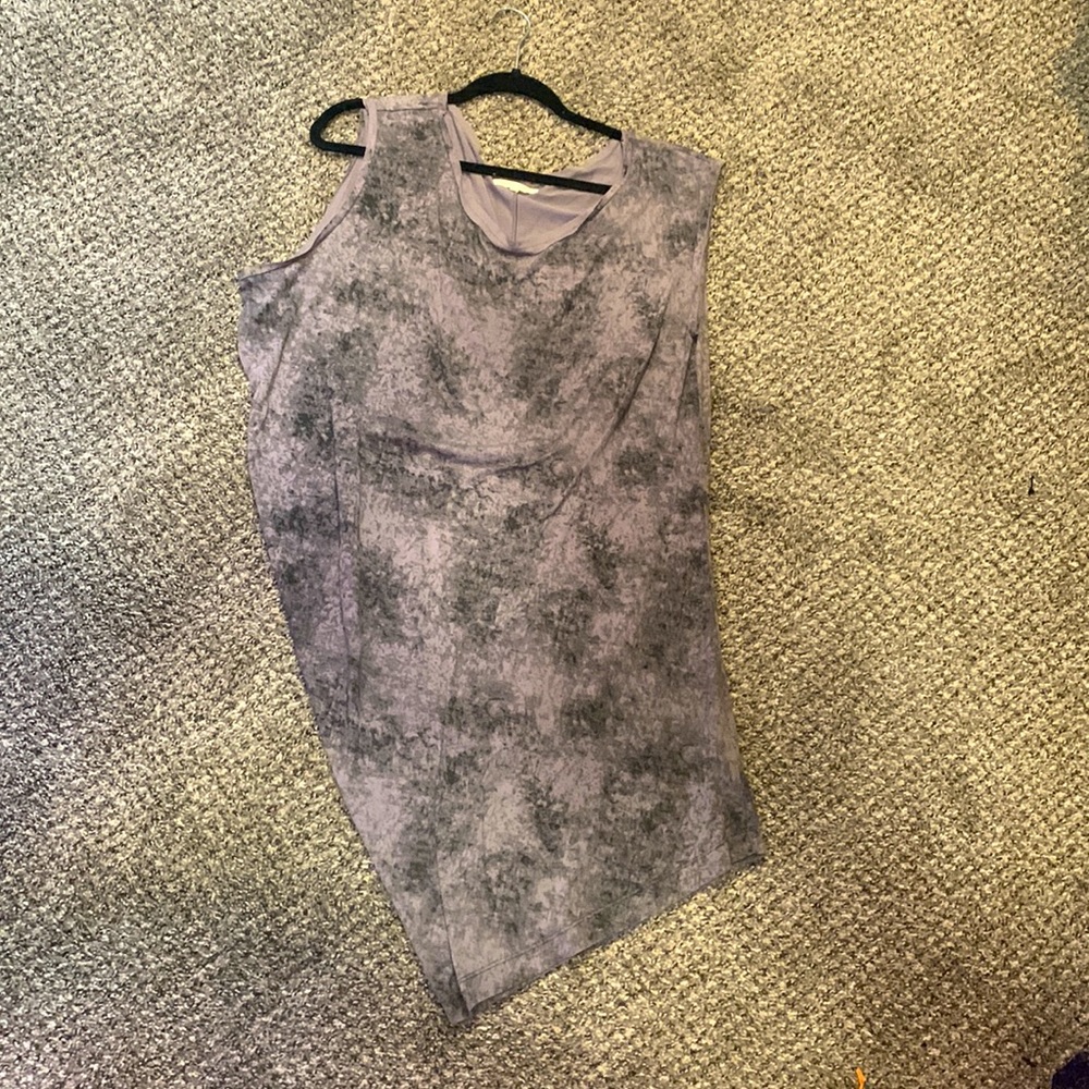 Asymmetrical gray tshirt dress. SIZE M/L.